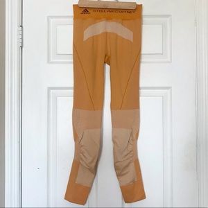 Adidas + Stella McCartney Orange Yoga Pants